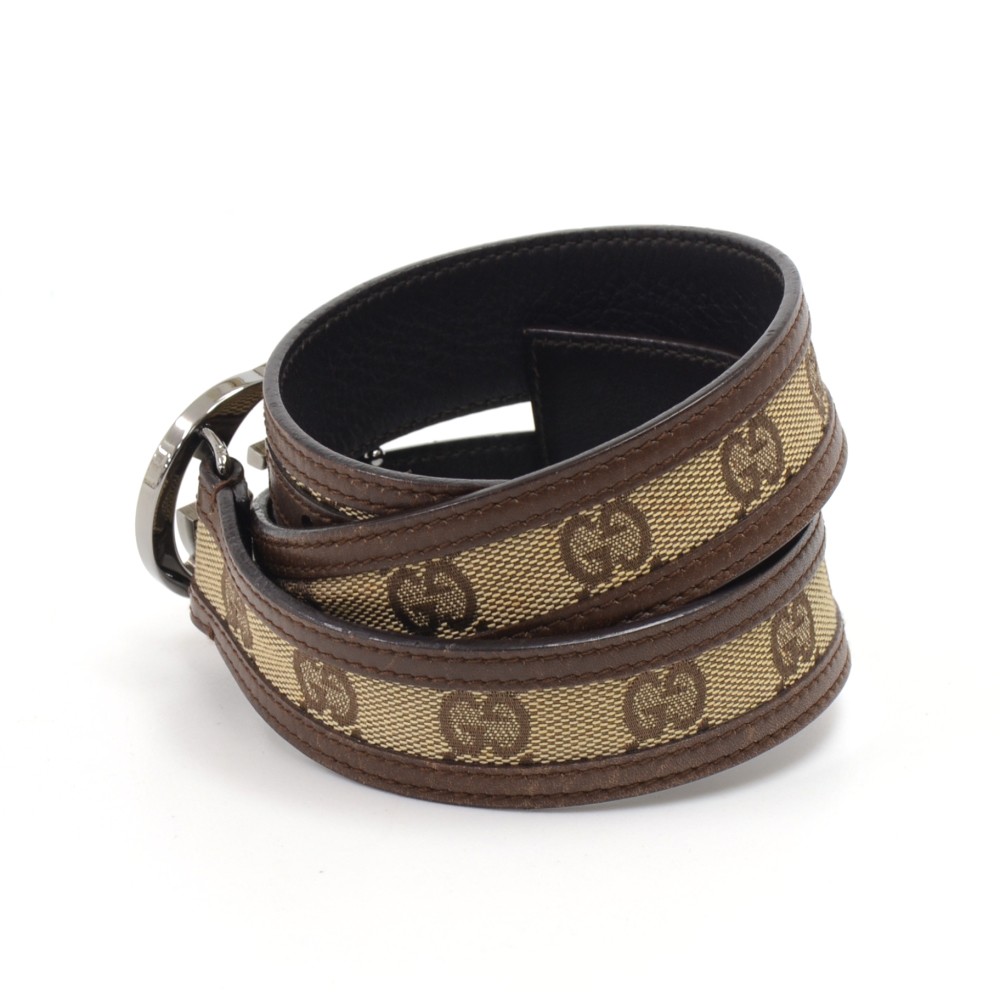 Gucci 29-32 Waist Belt / Light Brown / Gold Hardware -  Finland