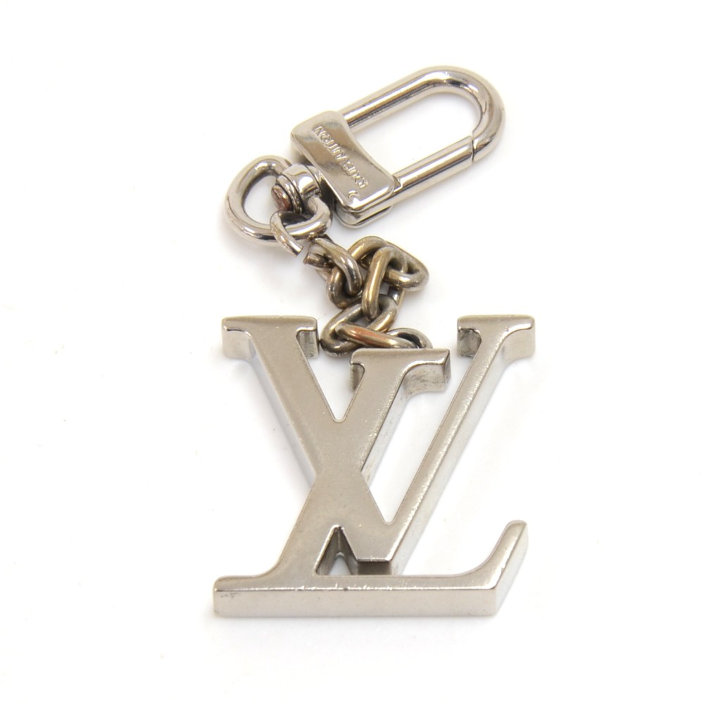 Louis Vuitton Louis Vuitton Initiales LV Logo Silver-tone Key Holder