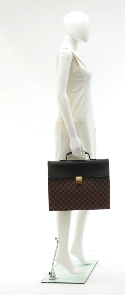 Louis Vuitton Vintage Damier Ebene Altona Briefcase 