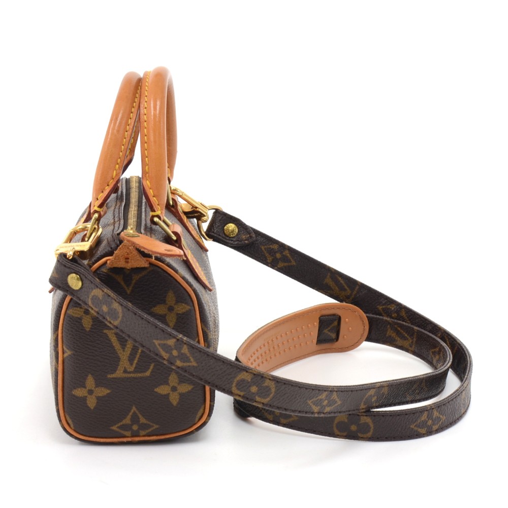 SOLD**AUTHENTIC LV LOUIS VUITTON Mini HL Speedy Bag with Monogram Strap,  Luxury, Bags & Wallets on Carousell