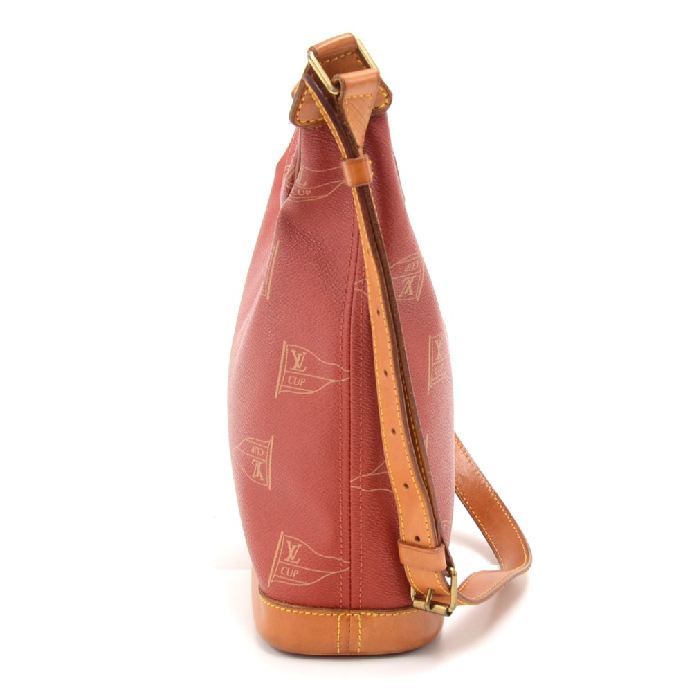 Red LV Cup Le Touquet Shoulder Bag