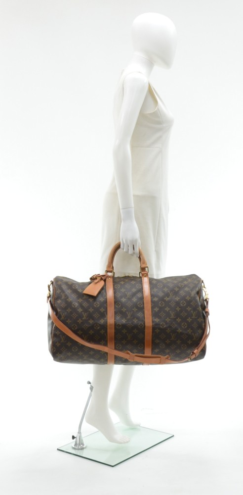 Louis Vuitton Keepall 55 strap Travel bag customized Fight Club