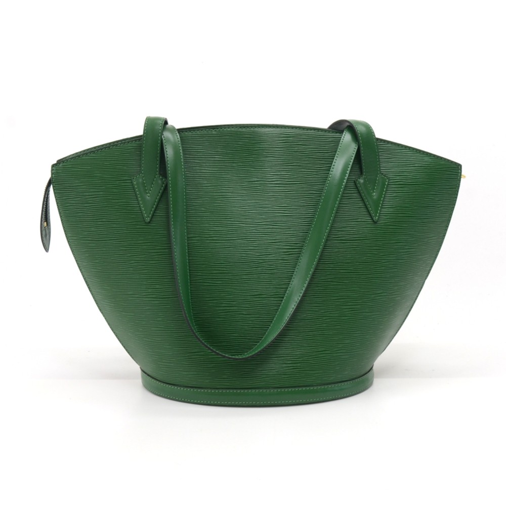 Green Louis Vuitton Epi Saint Jacques GM Long Strap Shoulder Bag