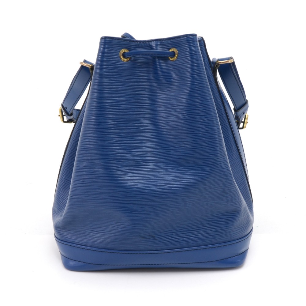 LOUIS VUITTON LV Noe GM Drawstring Shoulder Bag Epi Leather Blue M44005  65AC675