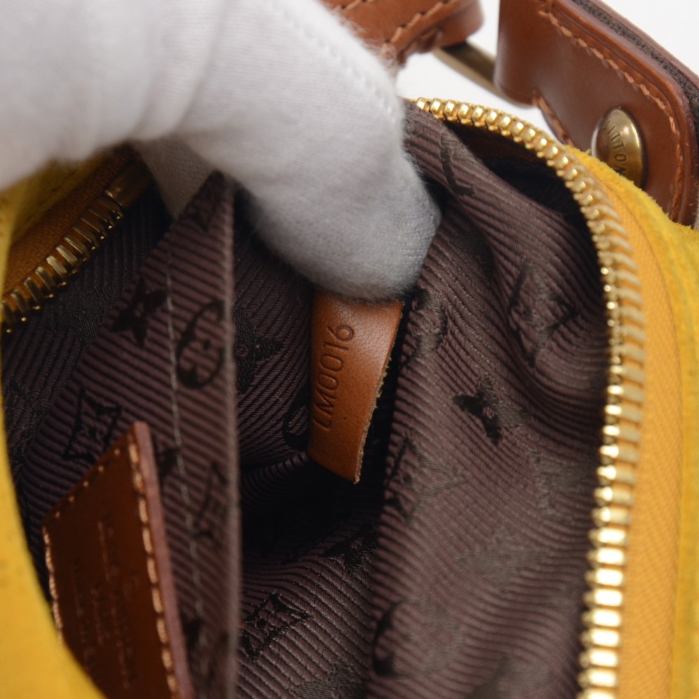 Louis Vuitton Limited Edition Brown Onatah Suede Fleurs PM Bag - Yoogi's  Closet