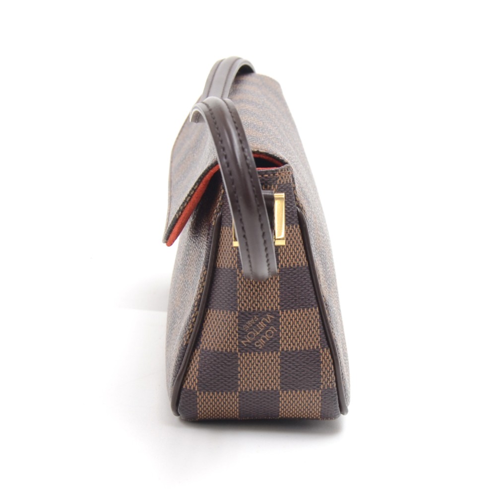 Pre-Owned Louis Vuitton Recoleta Damier Ebene Brown Shoulder Bag