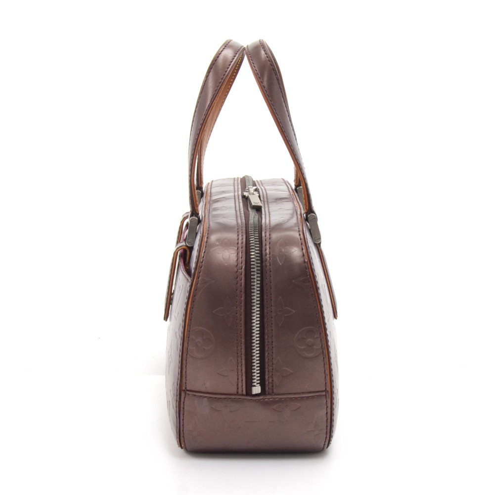 Authentic Louis Vuitton LV Hand Bag Shelton Beige Monogram Matt w