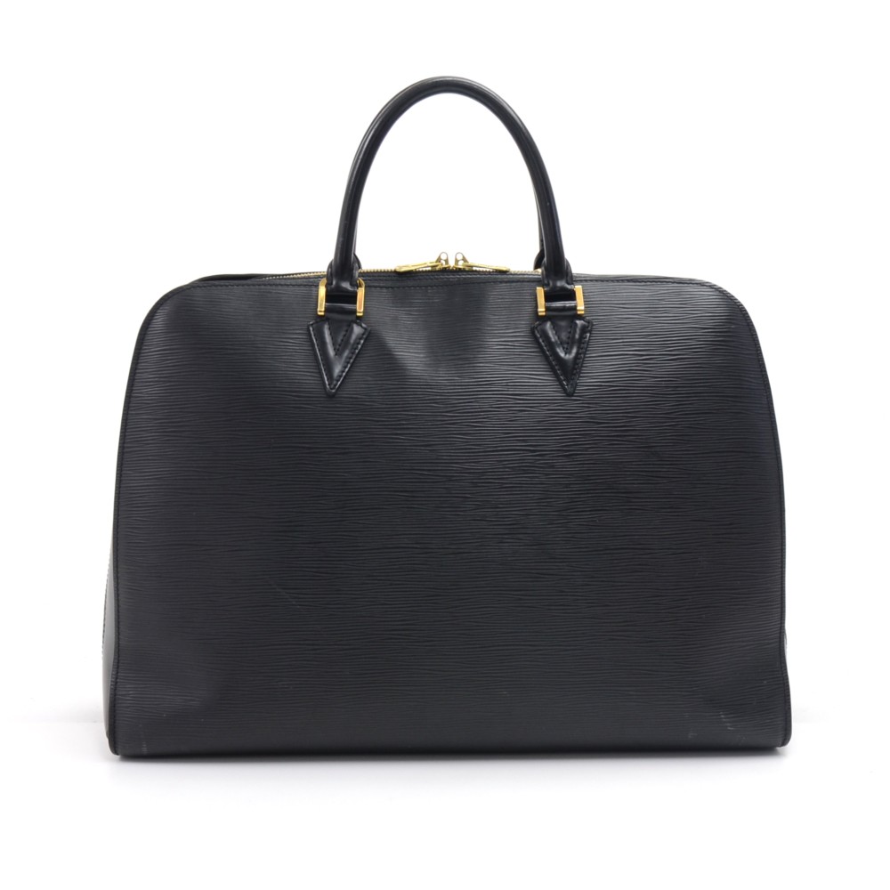 Louis Vuitton Vintage - Epi Sorbonne Bag - Black - Leather and Epi
