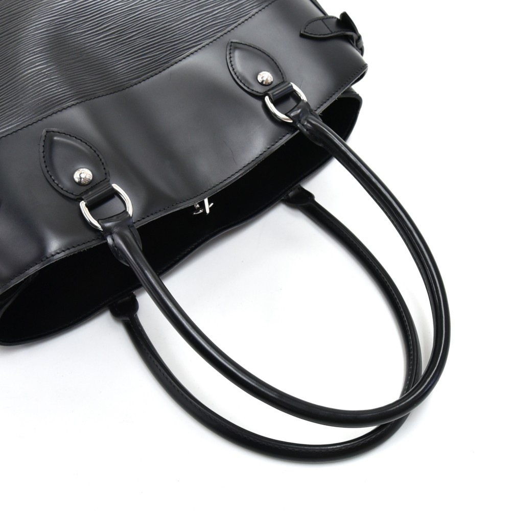 LOUIS VUITTON Monogram Passy Chain Shoulder Bag Brown Black M45592 90192576