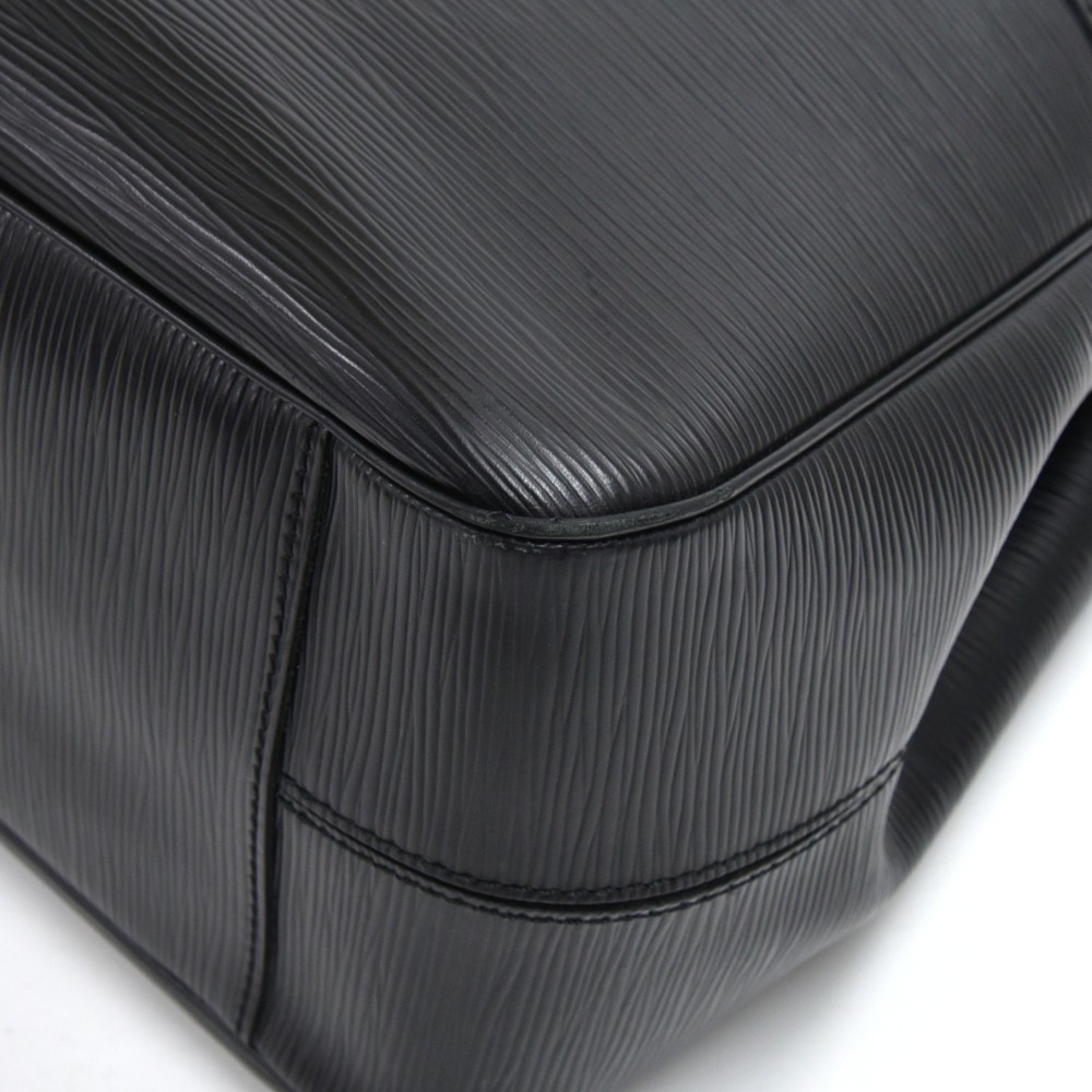 Louis Vuitton Epi Passy GM M59252 Black Leather Pony-style