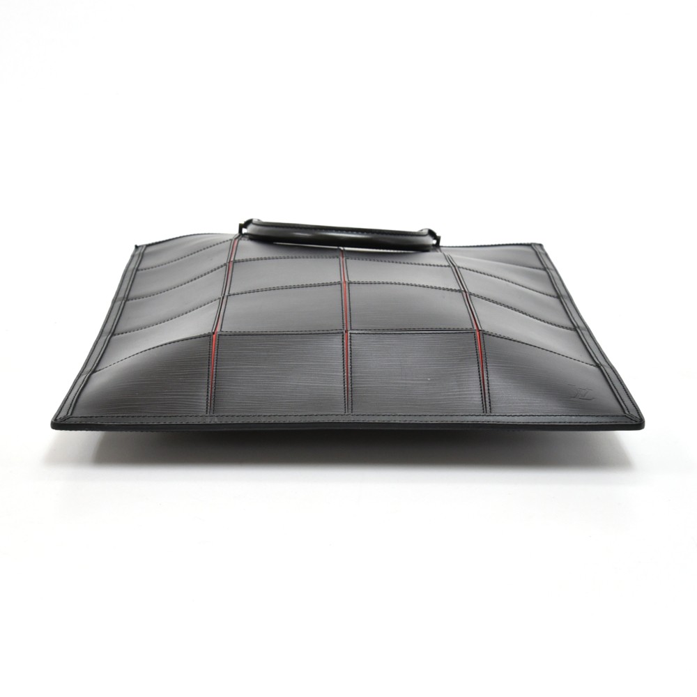Louis Vuitton Silver Fizz Epi Stretch Line Black