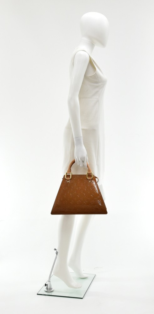 Louis Vuitton Louis Vuitton Forsyth GM Bronze Vernis Leather Handbag
