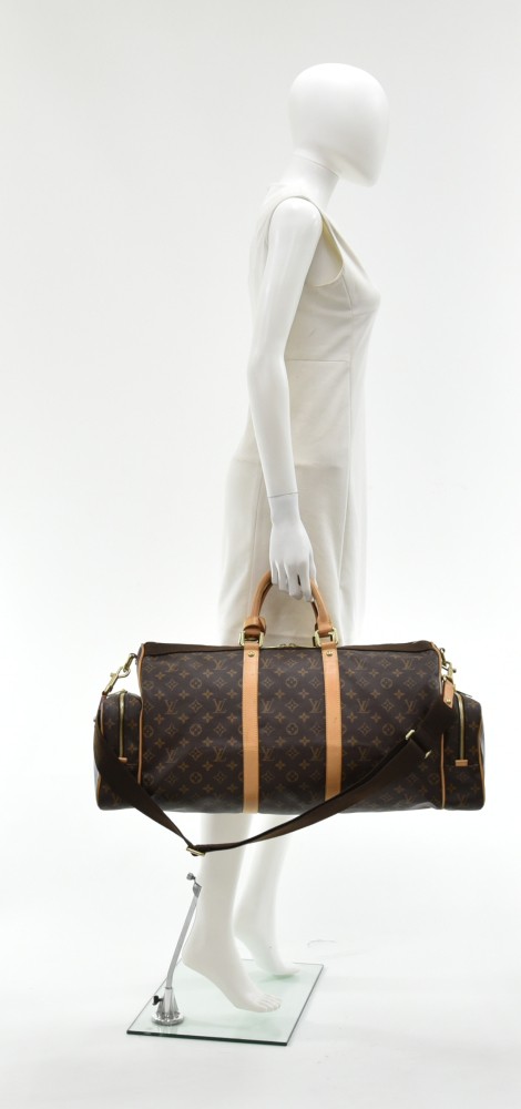 LOUIS VUITTON Travel Bag Carry On Large Gym Monogram LV 18"