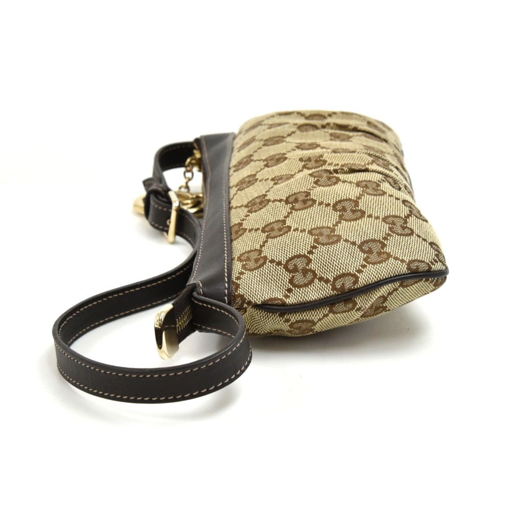 Gucci GUCCI Micro GG Leather 2WAY Handbag Beige P14230 – NUIR VINTAGE