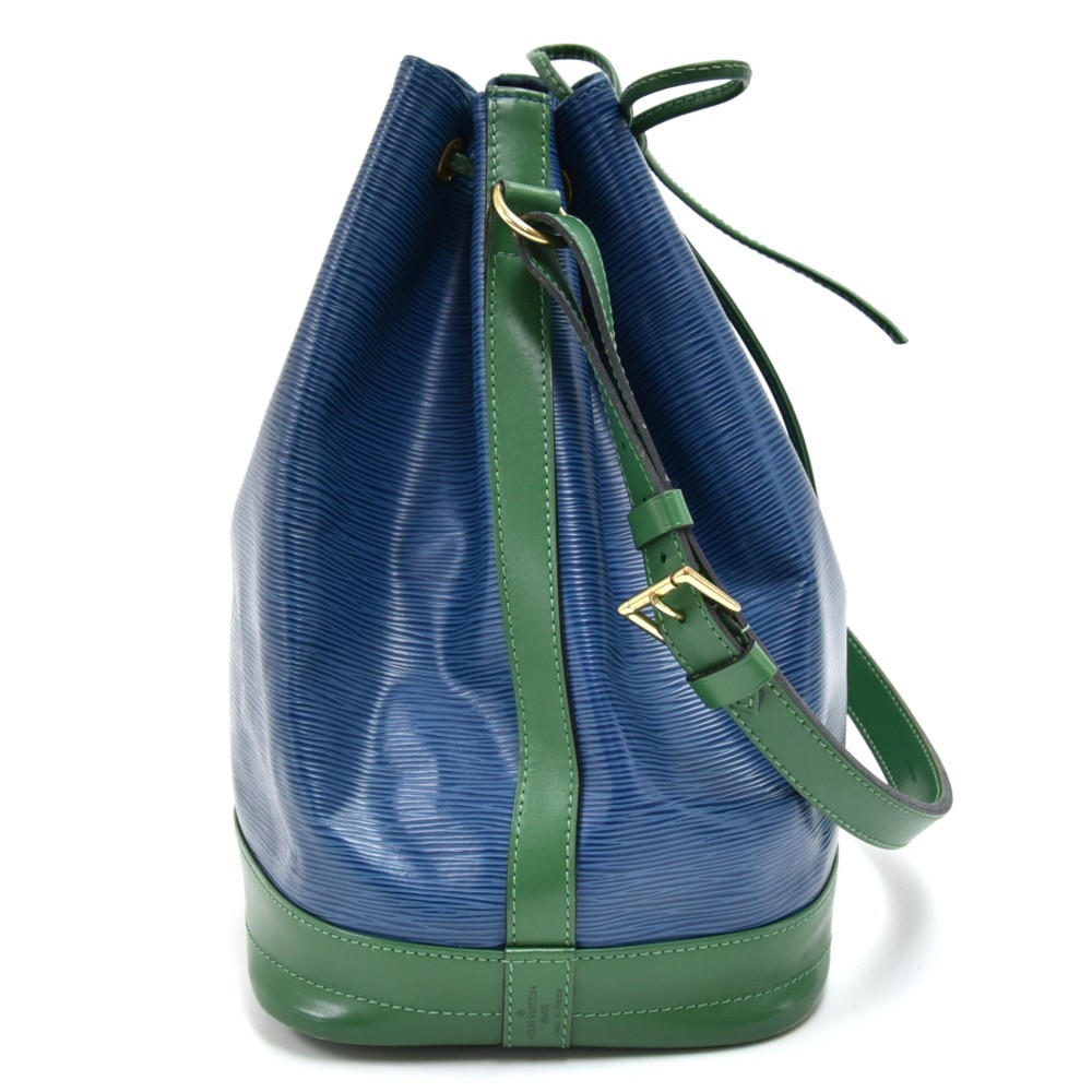 Louis+Vuitton+N%C3%A9oNo%C3%A9+Shoulder+Bag+MM+Blue+Canvas for sale online