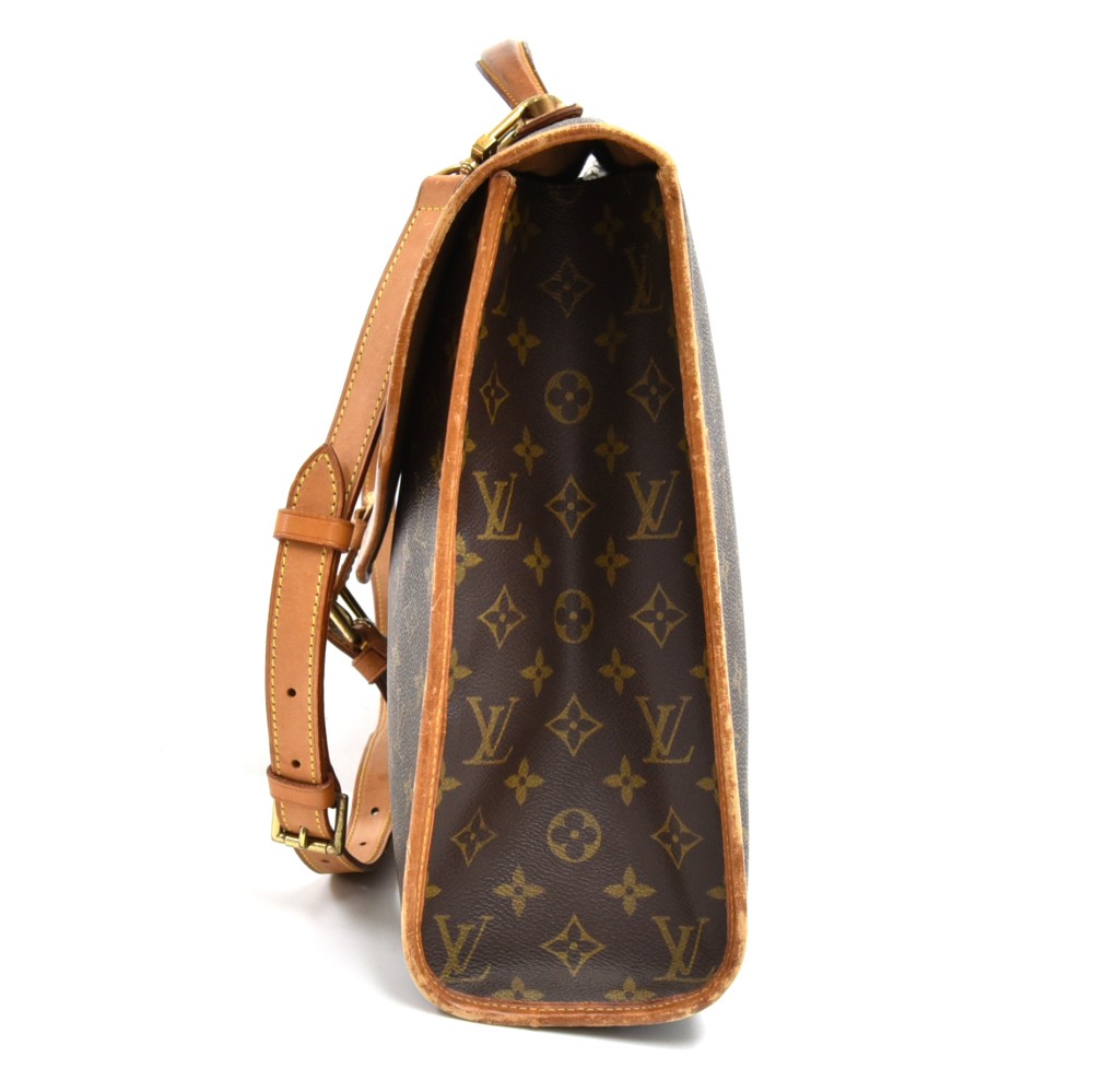 Louis Vuitton Monogram Beverly Briefcase with Strap Ivy Bel-air 857651