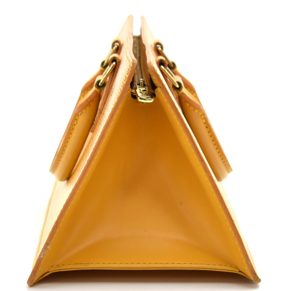 Louis Vuitton Vintage Louis Vuitton Sac Triangle Yellow Epi Leather