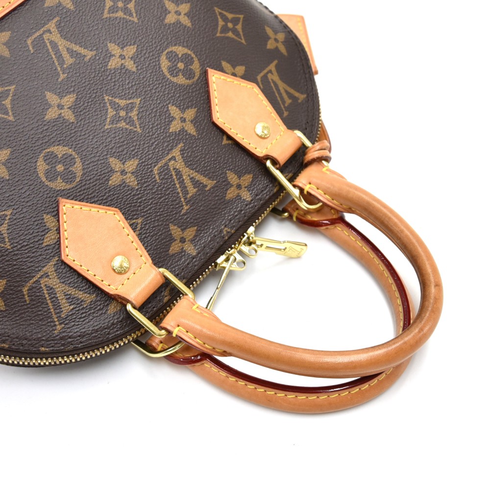 Louis Vuitton Monogram Alma BB - Brown Handle Bags, Handbags - LOU808177