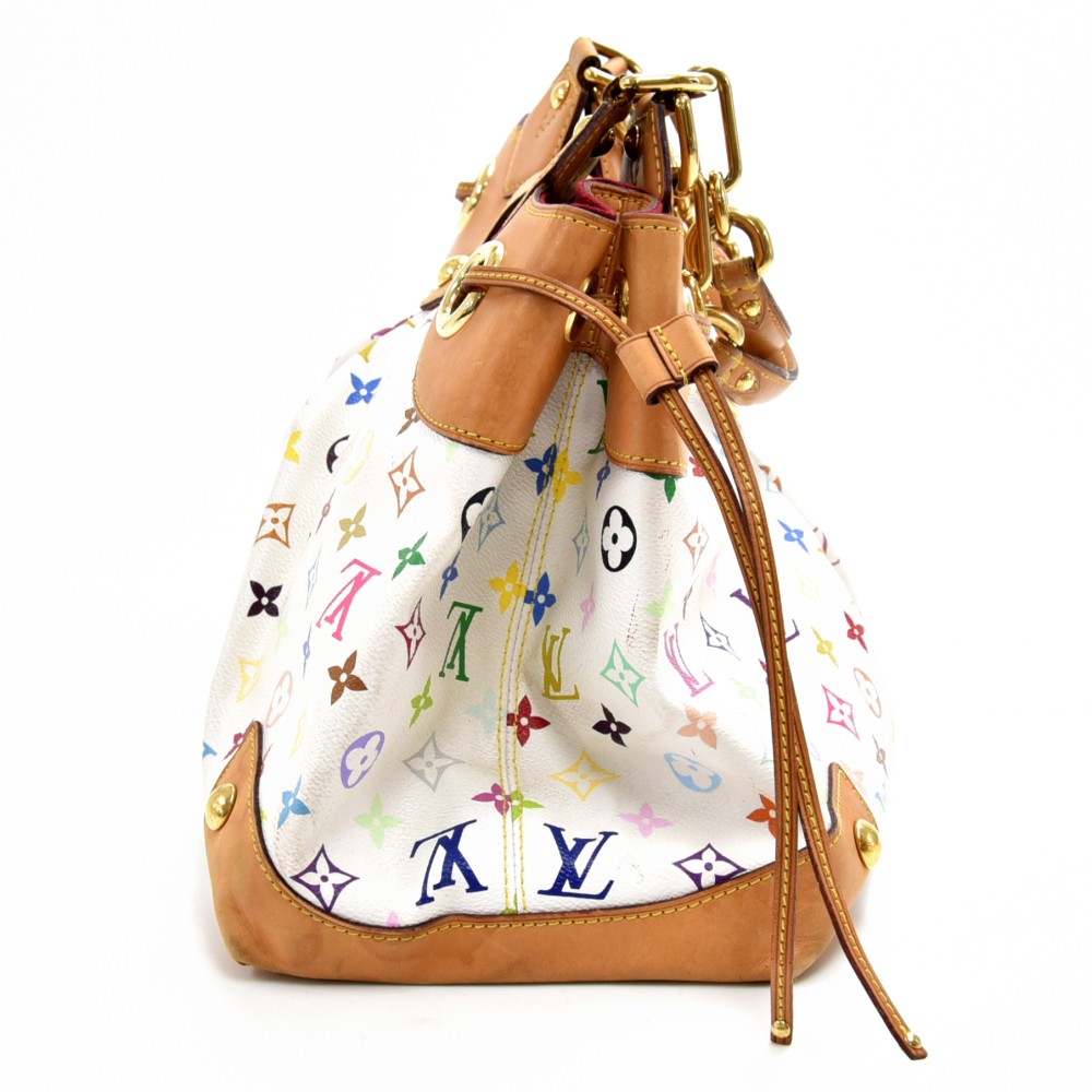 White Louis Vuitton Monogram Multicolore Ursula Handbag – Designer Revival