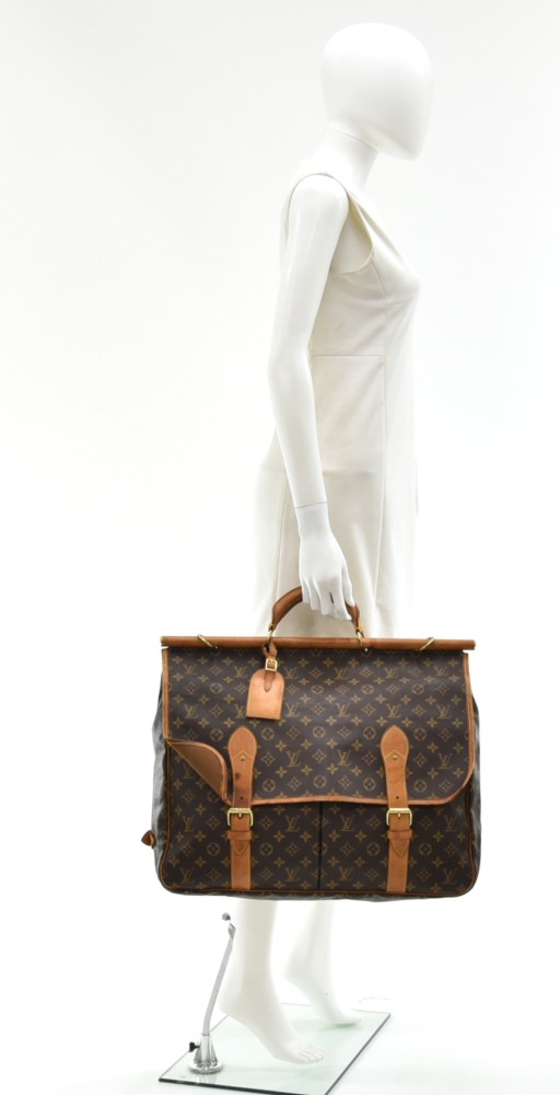 Louis Vuitton Vintage Monogram Canvas Sac Chasse Hunting Bag For
