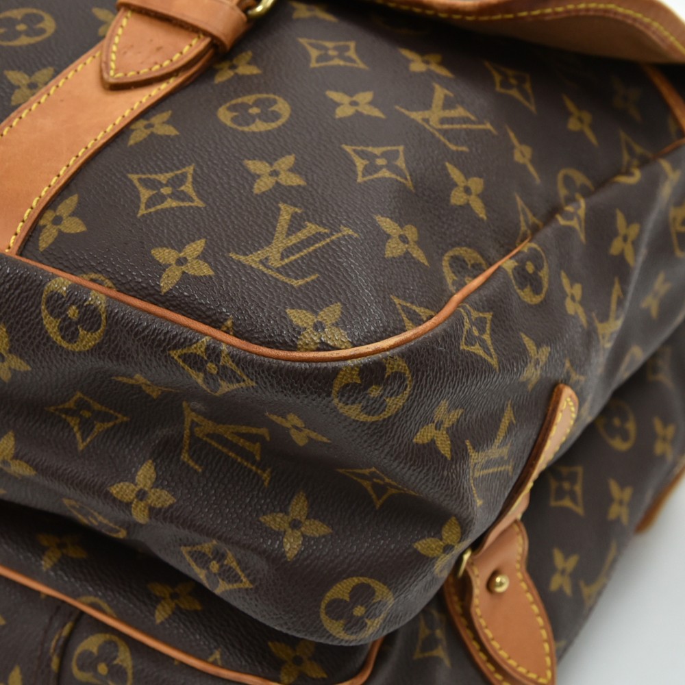 Louis Vuitton, Bags, Vintage Monogram Canvas Sac Chasse Hunting Bag 863