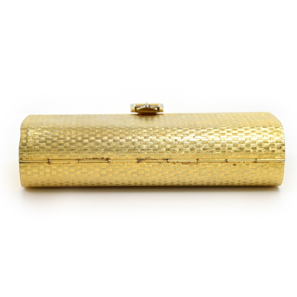 Gucci gold clutch hotsell