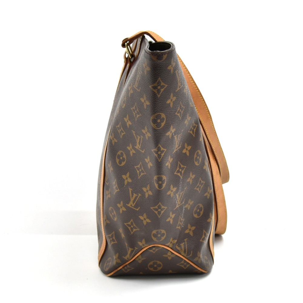 Louis Vuitton LV Sac Shopping Monogram Logo Vintage Shopper Shoulder Tote  Bag