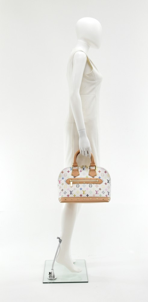 LOUIS VUITTON ALMA HAND BAG FL1003 PURSE MONOGRAM MULTICOLOR