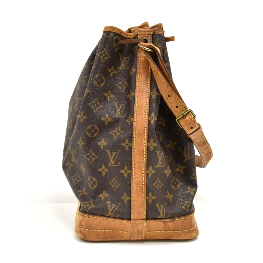 Louis Vuitton Vintage Monogram Canvas Noe Noé Bucket Shoulder Bag Brown  Cloth ref.761021 - Joli Closet