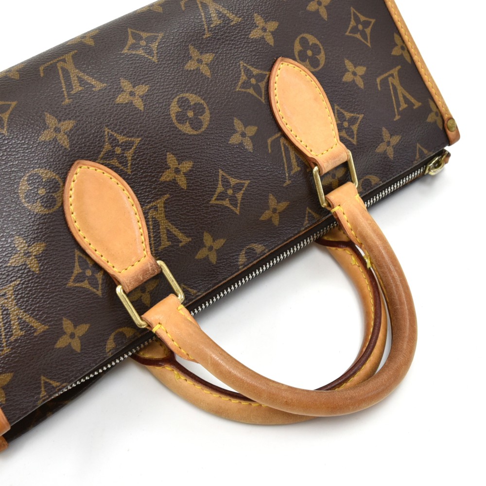 Popincourt leather handbag Louis Vuitton Brown in Leather - 35235379