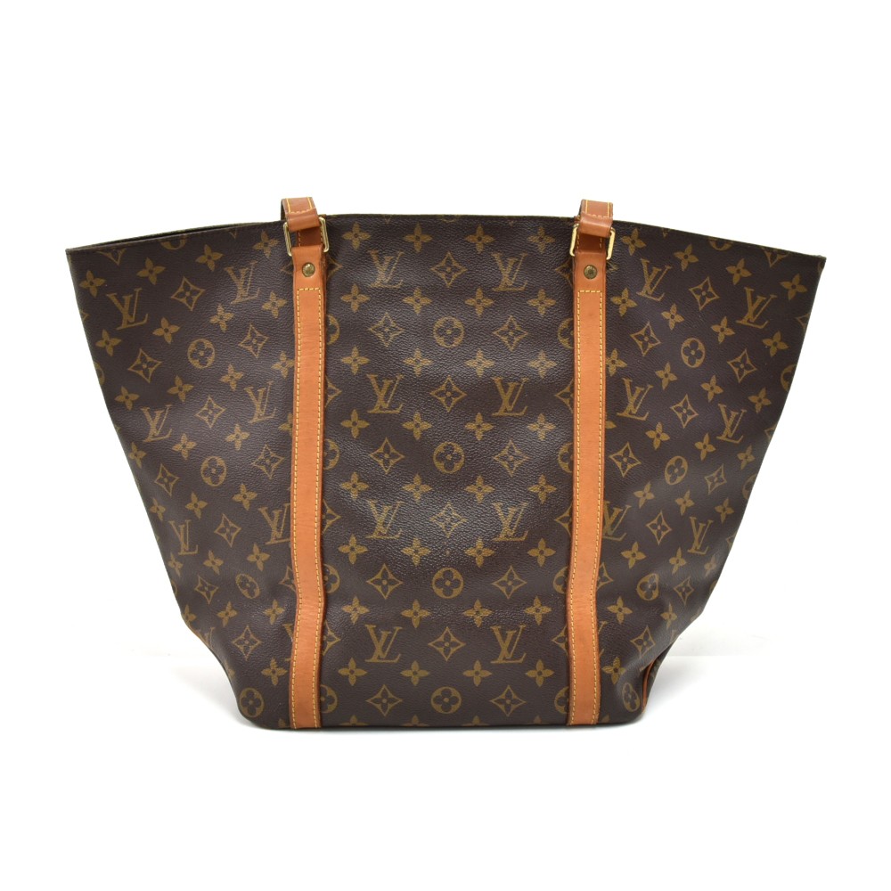 Louis Vuitton Monogram Sac Shopping Tote Bag. Made in France. Date