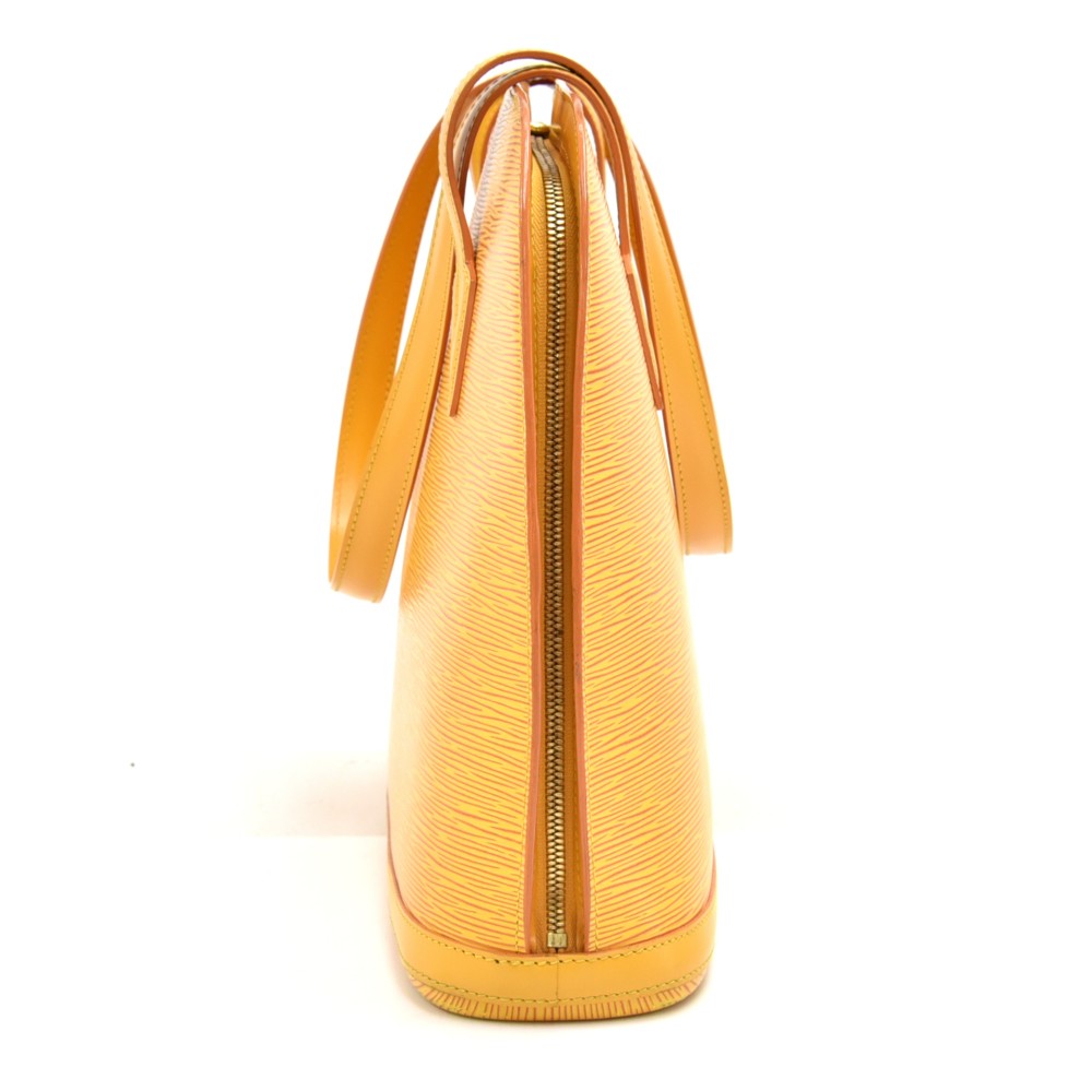 Louis Vuitton Tassil Yellow Epi Leather Lussac Tote Bag - Yoogi's