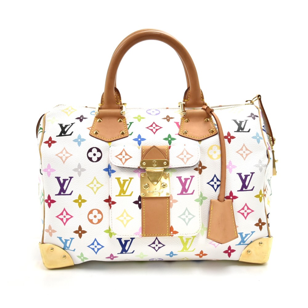 LOUIS VUITTON MULTICOLOR SPEEDY 30 REVIEW 