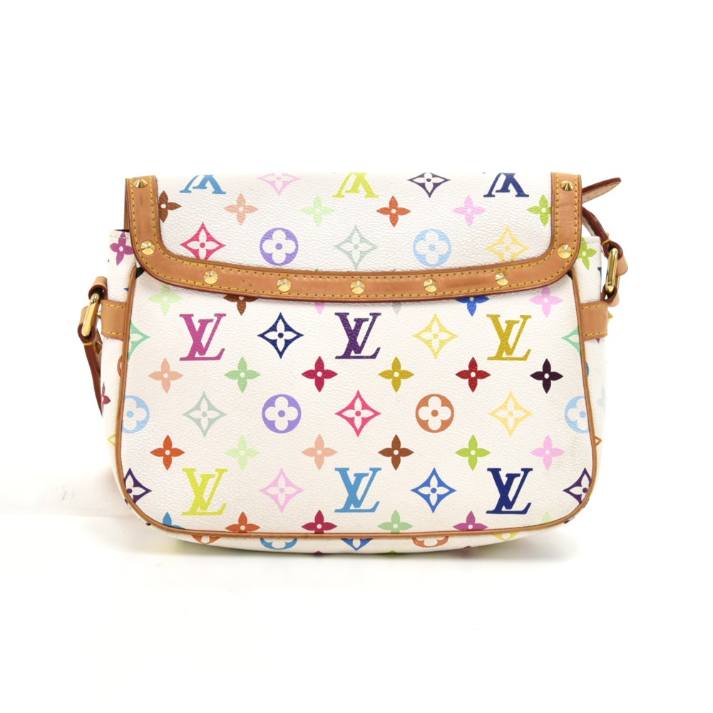 REVIEW OF THE LOUIS VUITTON SOLOGNE MULTICOLORE WHITE BAG 