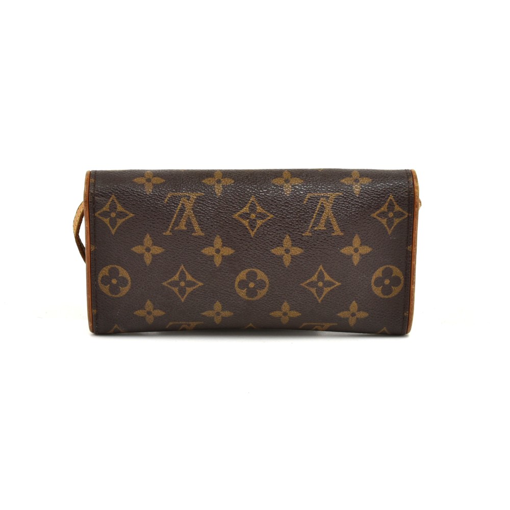 Authenticated Used Louis Vuitton Monogram Pochette Florentine M51855 Bag Clutch  Waist Pouch Unisex 