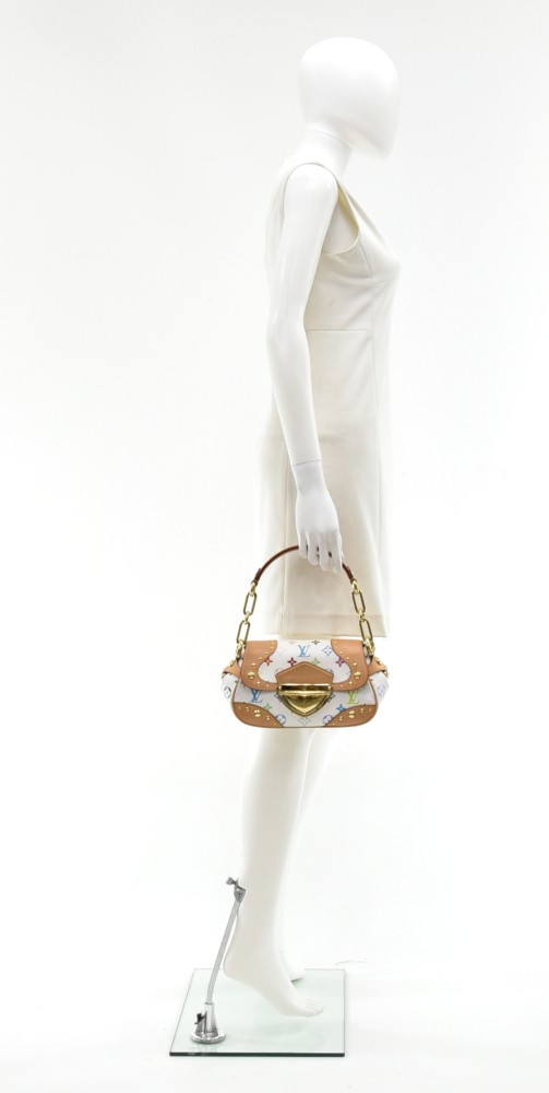 Authenticated Used LOUISVUITTON Louis Vuitton Marilyn Shoulder Bag One  Multicolor Takashi Murakami M40127 MI2087 Bronze White Multi Ladies 