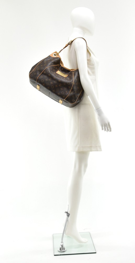 Louis Vuitton Monogram Canvas Galliera PM Hobo Tote Bag Brown Cloth  ref.973046 - Joli Closet