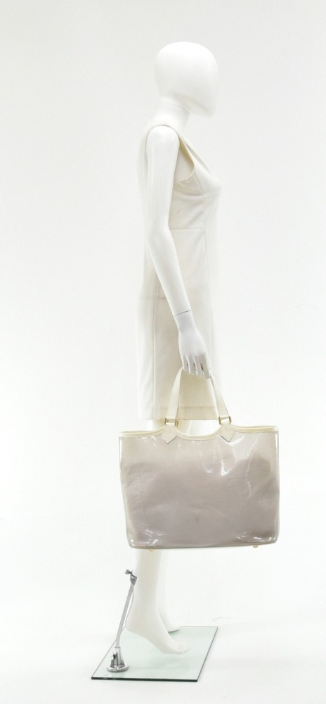 Louis Vuitton Mini White Epi Plage Clear Lagoon Bay Baia Tote bag 4LV1 –  Bagriculture