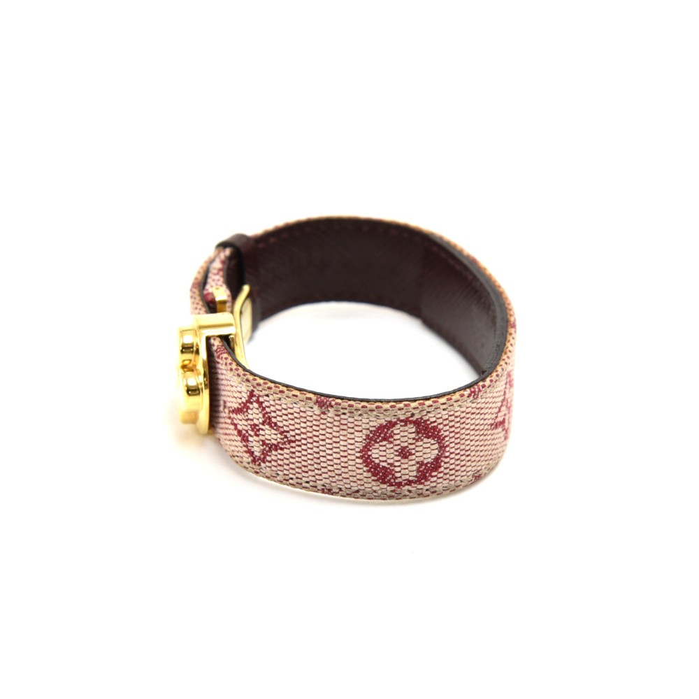 Louis Vuitton Cerise Monogram Mini Lin Millennium Wish Bracelet at