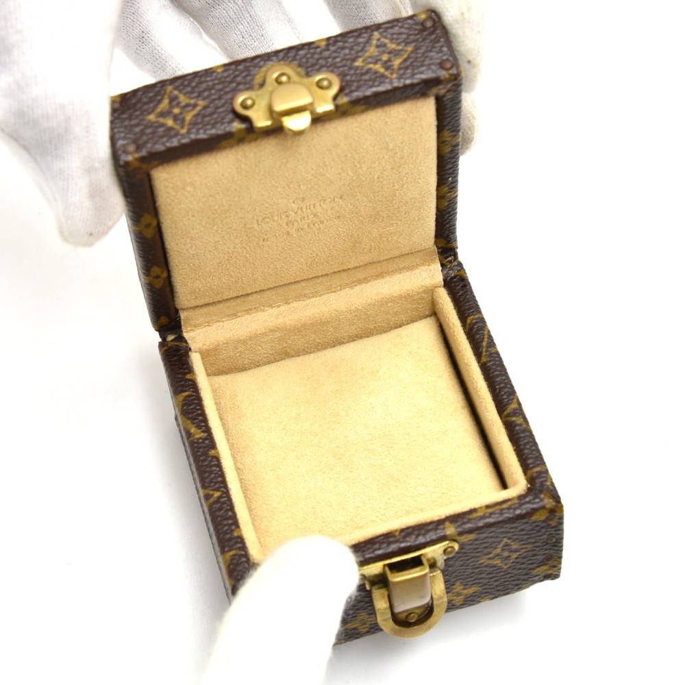 LOUIS VUITTON Monogram Eccrine Declaration Jewelry Box M21010 LV Auth 32529A