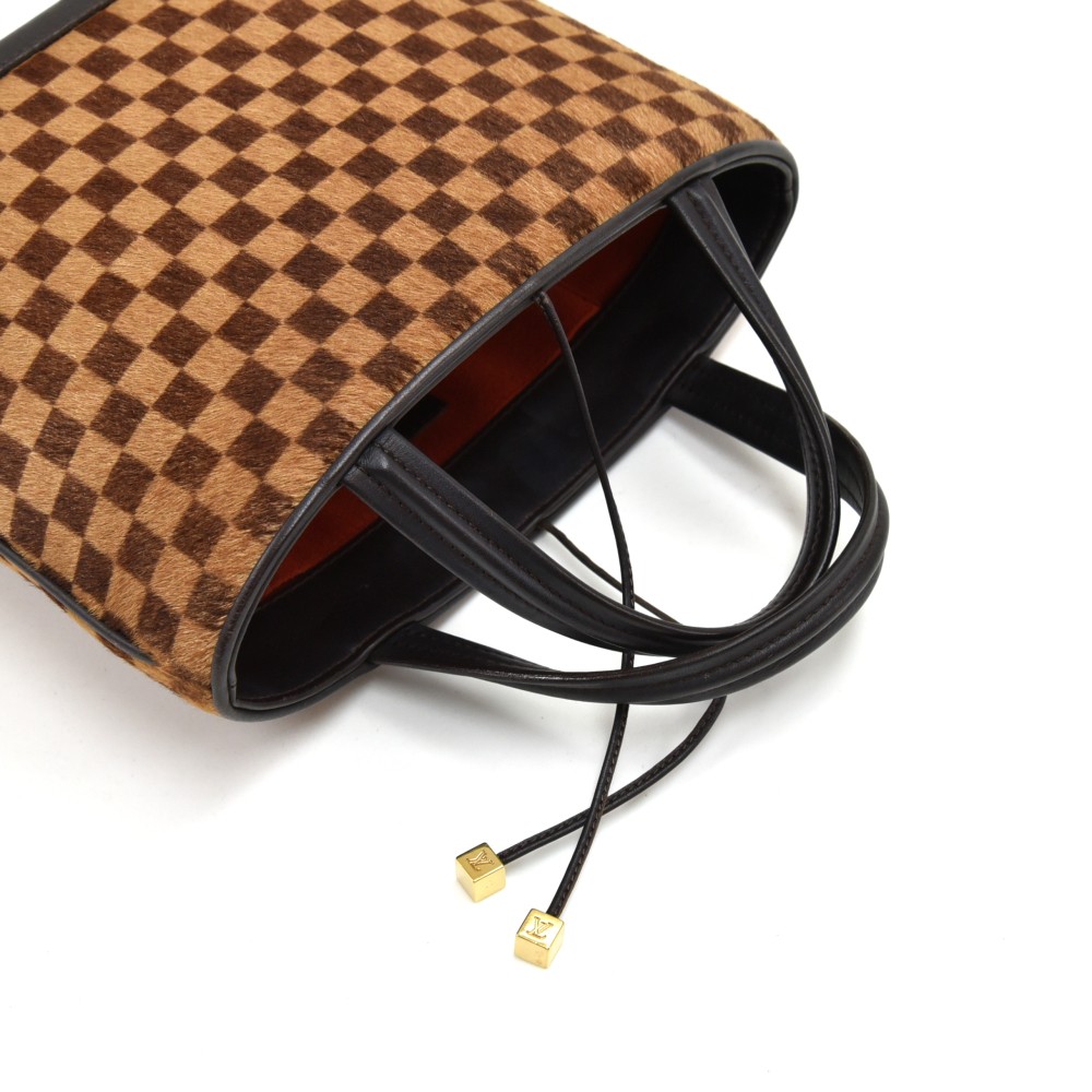 Louis Vuitton Louis Vuitton Impala Damier Sauvage Calf Hair Handbag 