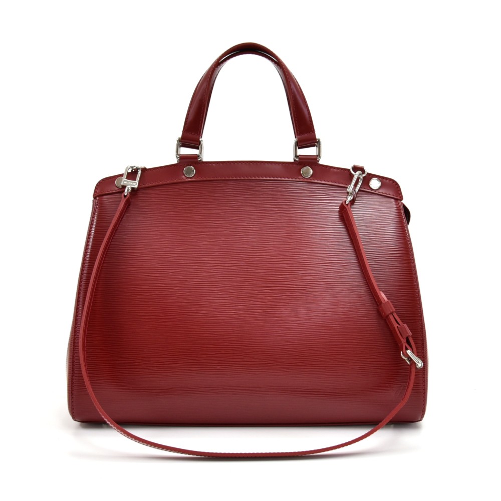 Louis Vuitton Sevigne Gm in Carmine Red Epi Leather Red - Bags
