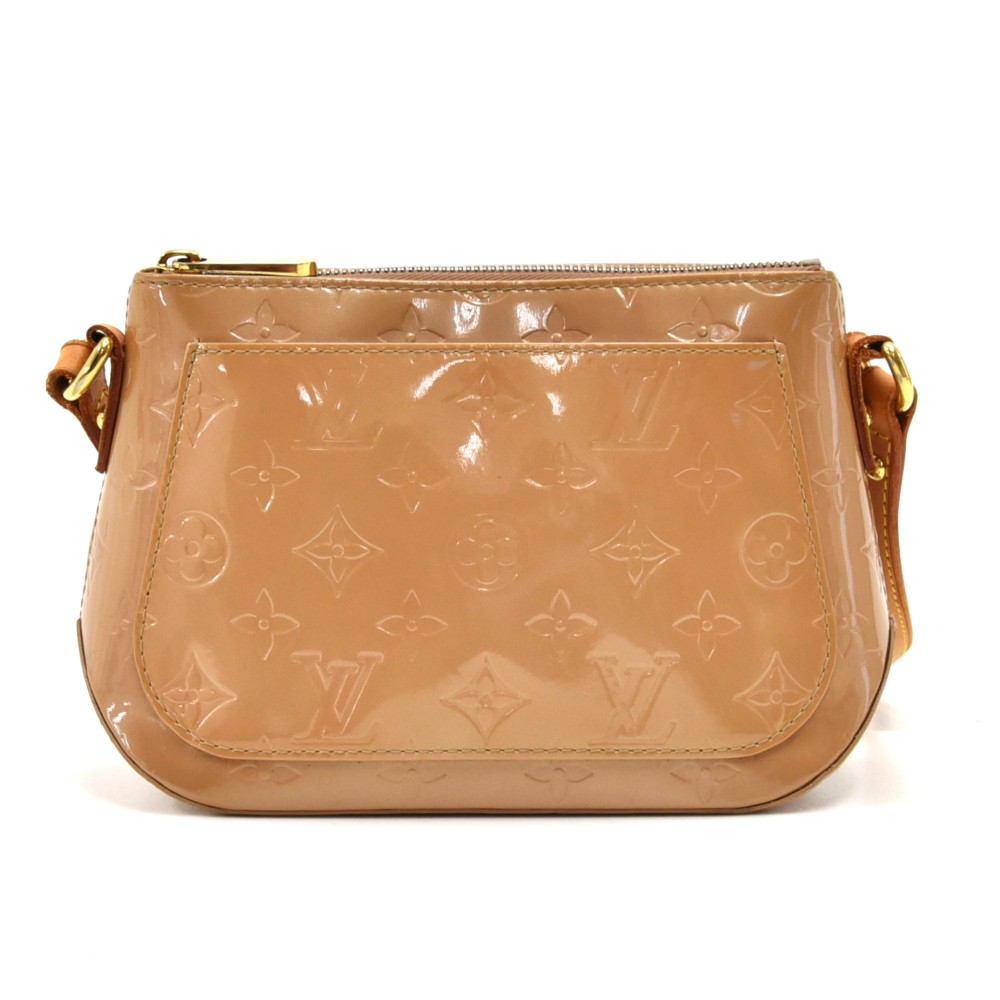 Louis Vuitton Noisette Monogram Vernis Minna Street Crossbody Bag 171lvs53