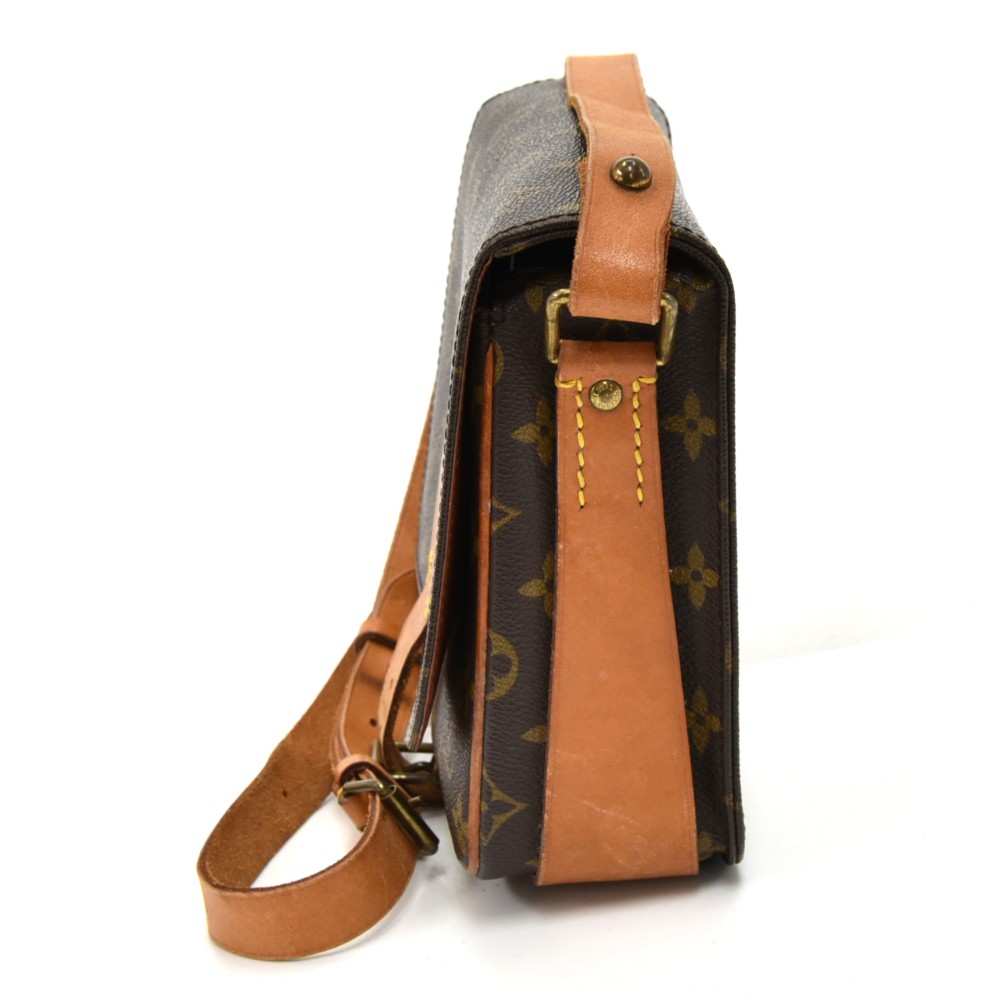 Pre-owned Louis Vuitton 1986 Cartouchiere Mm Messenger Bag In