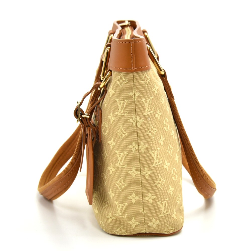 Leather mini bag Louis Vuitton Beige in Leather - 31928156