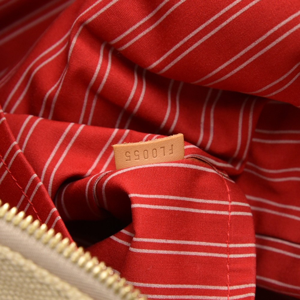 Louis Vuitton Brown Antigua Sac Weekend Red Beige Cloth Cloth ref.338055 -  Joli Closet
