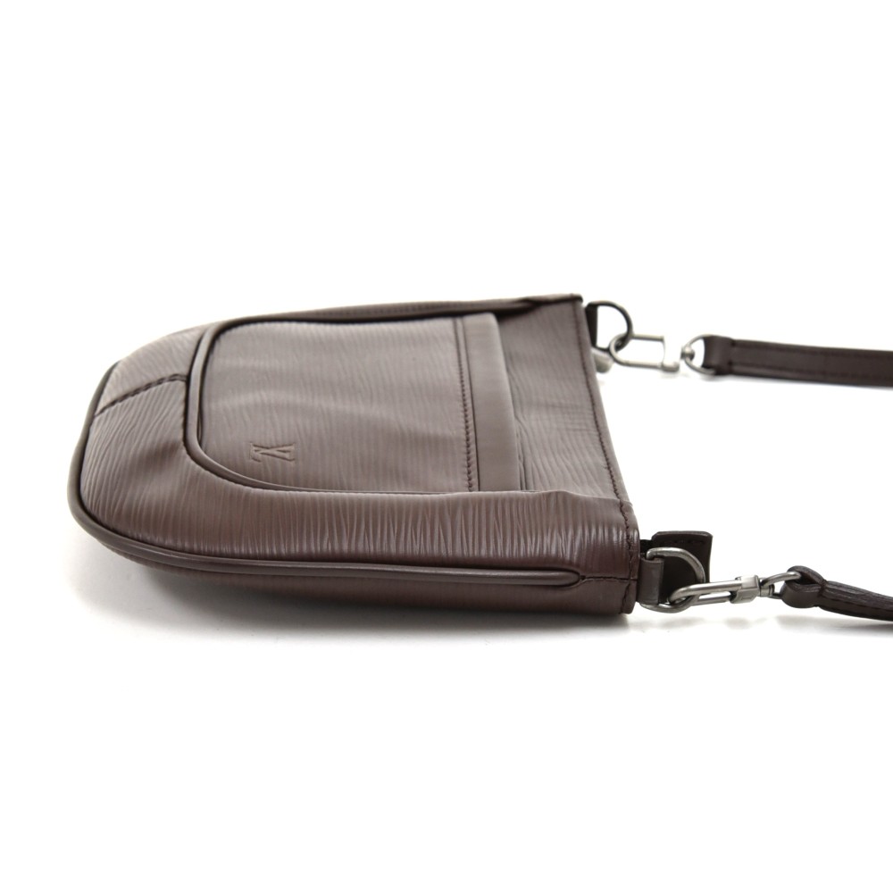 Louis Vuitton Mandarin Epi Leather Sarvanga Crossbody Clutch Bag
