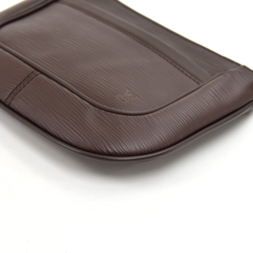 Louis Vuitton Black Epi Leather Sarvanga Crossbody Clutch Bag
