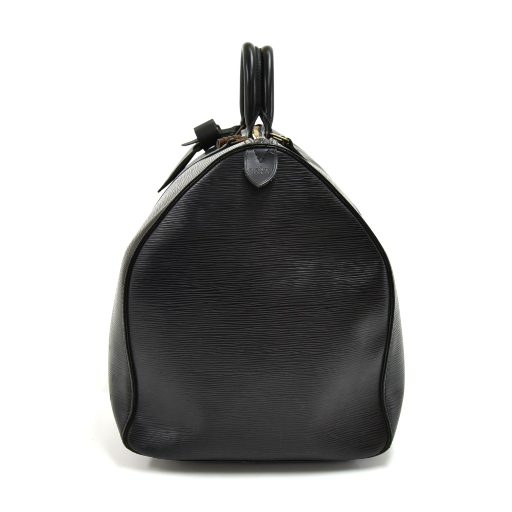 Louis Vuitton Vintage Louis Vuitton Keepall 55 Black Epi Leather ...