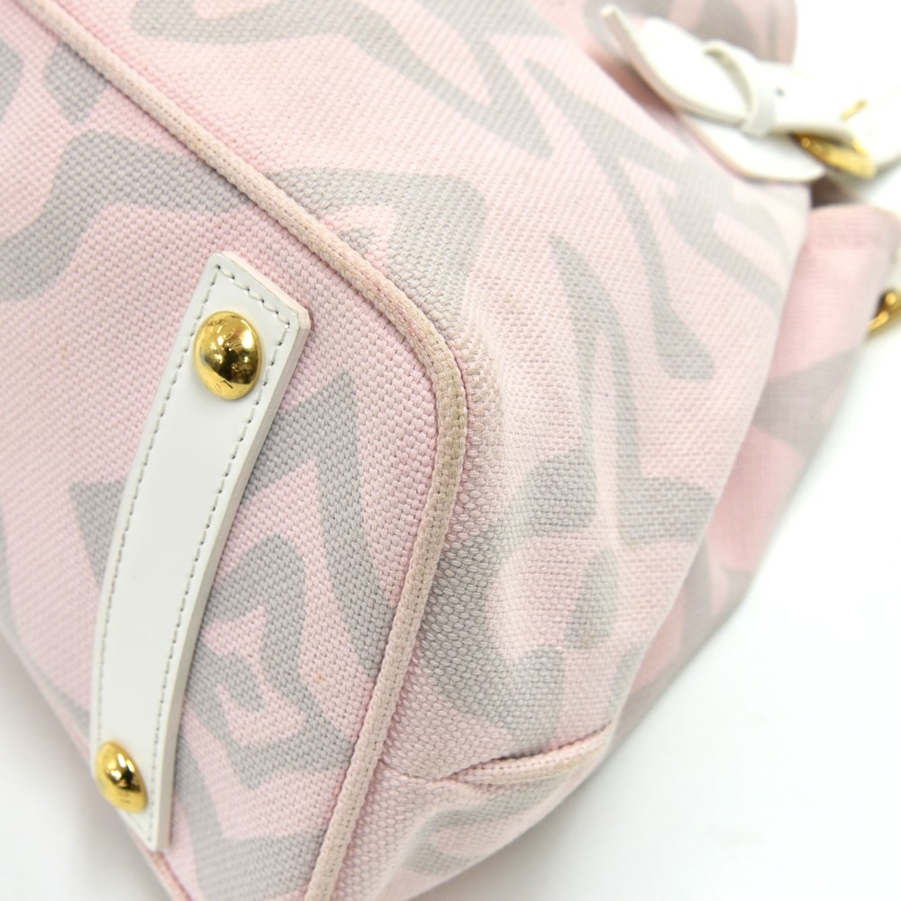 Louis Vuitton Pink Monogram Tahitienne Cabas PM Tote bag 54629  Leather  ref.322379 - Joli Closet